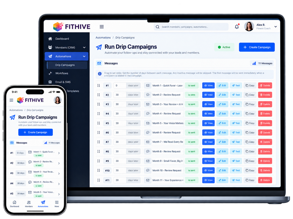 FitHive automation workflows